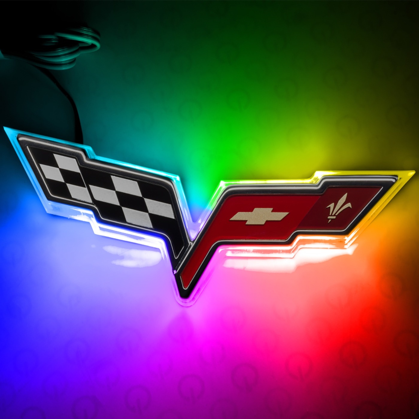 496251 2005-2013 C6 Oracle verlicht Emblem ColorSHIFT