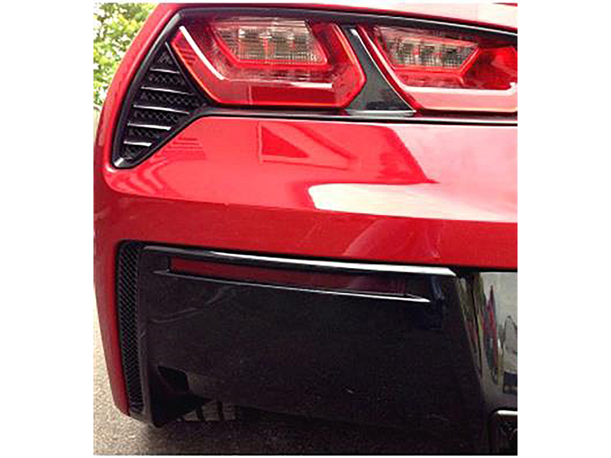 497020 14-19 Rear Bumper Reflector Blackout