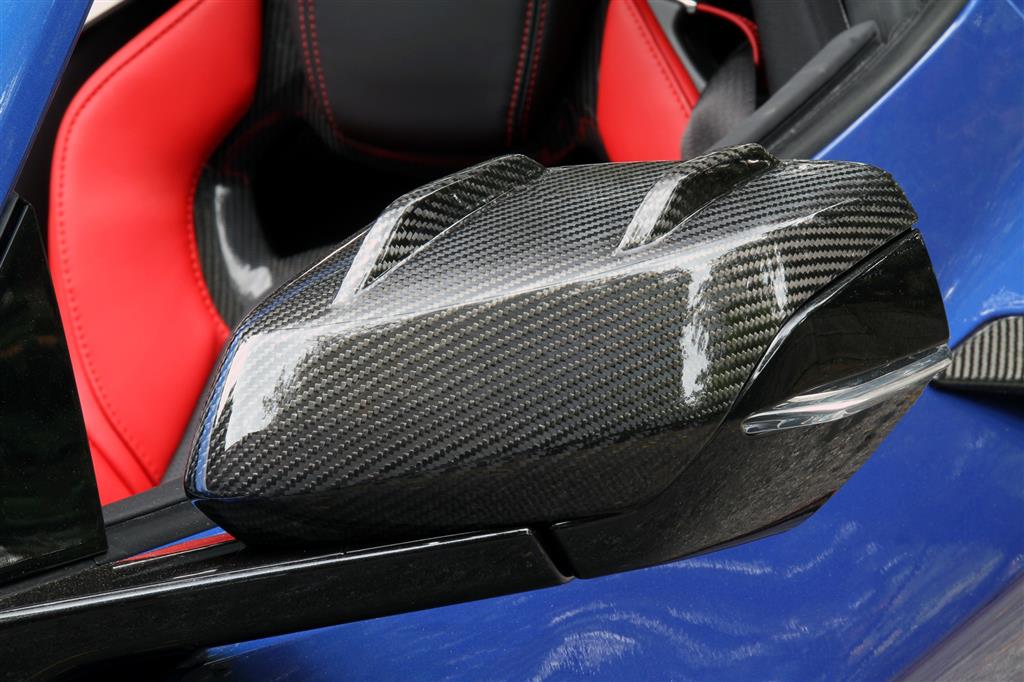 518005 2020-2024 Concept8 Carbon Fiber spiegel Caps - paar