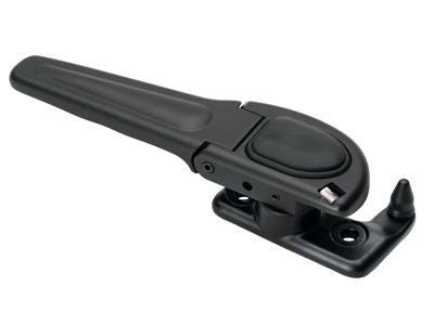 545021R 97-04 Rechte Voorkant Soft Top / Cabriolet top / Dakpaneel Latch Handvat - op de bovenkant