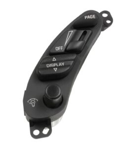 595273 99-04 hoofden omhoog display&interieur dimmer schakelaar aan de linkerkant van dashboard "uitgeschakeld"