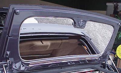 615040 97-04 Convertible Trunklid Panel - Roestvrij staal