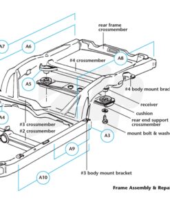 Alternative view of 182050 63-67 Achterdwarsbalk frame