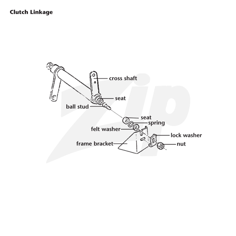 532747 63 Clutch Fork Push Rod - Afbeelding 2