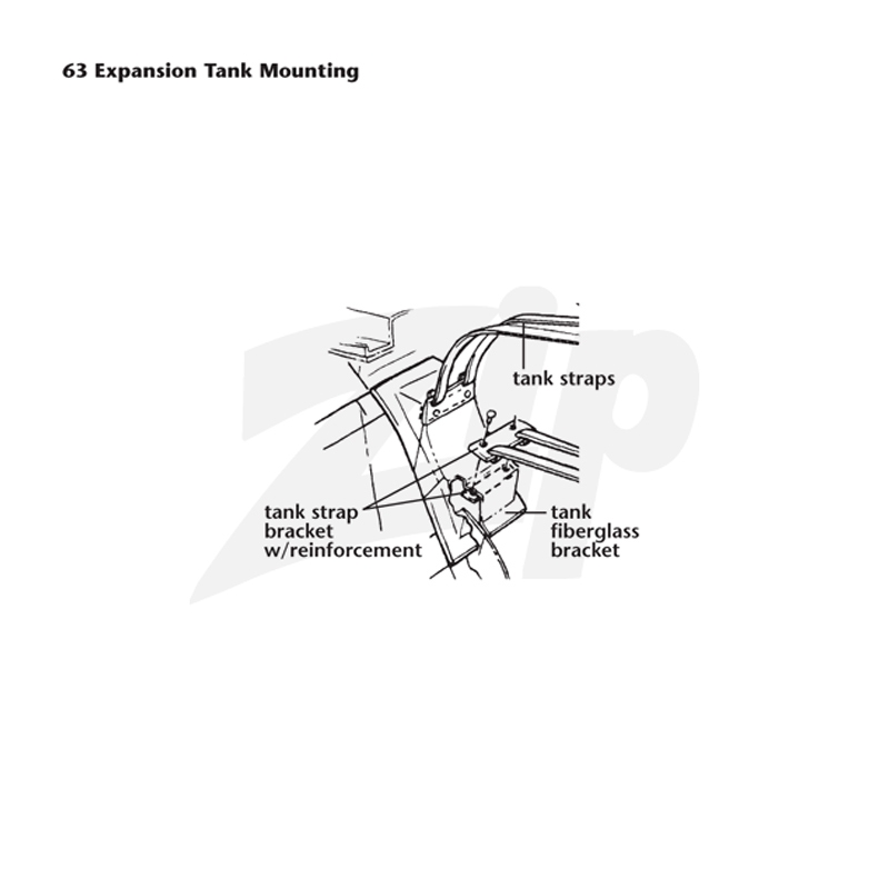 242127 63 Bevestigingsbeugels voor expansietank