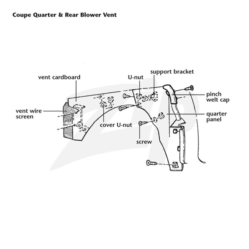 482475 64-67 Coupé Pinch Welt-kappen