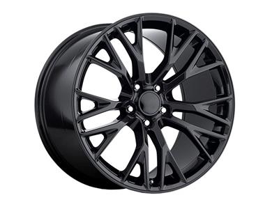 644218 88-19 Wiel - Gloss Black C7 Z06 18 X 8.5 - Offset +56