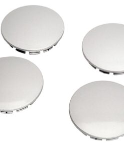 644233 91-96 Silver wiel midden dop - Plain (Set van 4)