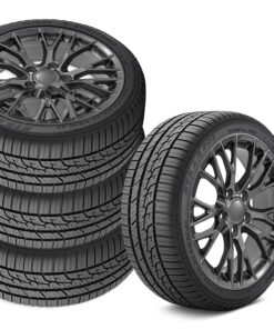 644331 1988-1996 C7 Z06 stijl Square Fitment wiel & band Set Gunmetal Grey