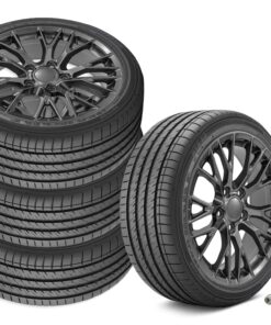 644348 1984-1987 C7 Z06 stijl Staggered Fitment wiel & band Set Gunmetal Grey