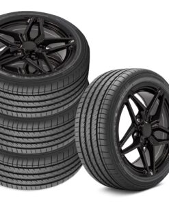 644351 1984-1987 C7 ZR1 Stijl Staggered Fitment wiel & Band set Satin zwart