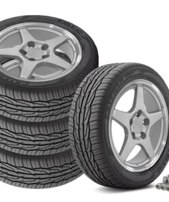 644356 1988-1996 C4 ZR1 Staggered Fitment wiel & Band Set zilver met bewerkte Lip
