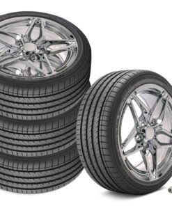 644369 1988-1996 C7 ZR1 stijl Staggered Fitment wiel & Band Set Chrome
