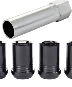 644401 1984-2019 C4-C7 Corvette McGard zwart wiel Lock set Legering Wielen