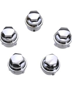 645018 00-04 Lug Nut Covers - Chrome - 5 stuks set
