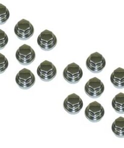 645042 00-04 Chrome Lug Nutcaps - Set van 20