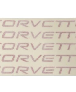 645122 00-04 Corvette Wiel Spoke Lettering Decals - Set van 4