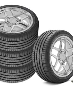 645514 1997-2000 C5 Z06 Style Staggered Fitment Wheel & Band Set Chrome