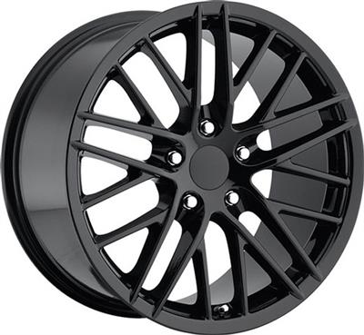 646008 2005-2013 zwart C6 ZR1 achter wiel 19 X 10 Offset +79