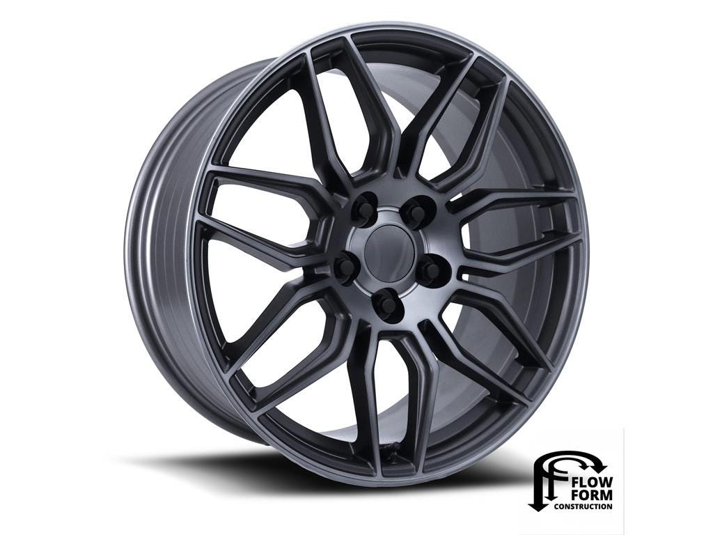 646317 2006-2019 wiel - Titanium Gray C8 Z06 stijl 20 X 12 - Offset +59