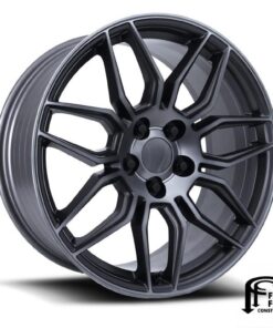 646344 2006-2019 wiel - Titanium Gray C8 Z06 stijl 19 X 10 - Offset +40