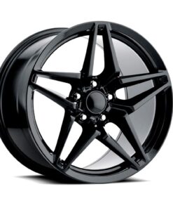 646397 06-19 C7 ZR1 achter Satin zwart 19 x 10 +79 Offset wiel