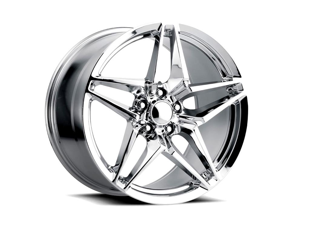 646430 06-13 C7 ZR1 Chrome 19 x 12 +59 Offset wiel
