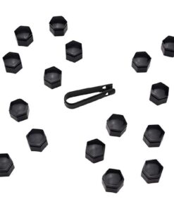 648066 2020-2025 zwart wiel Lug Nut Caps - set of 20