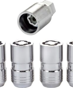 648150 2020-2024 C8 Corvette McGard Chrome Exposed wiel Lock set