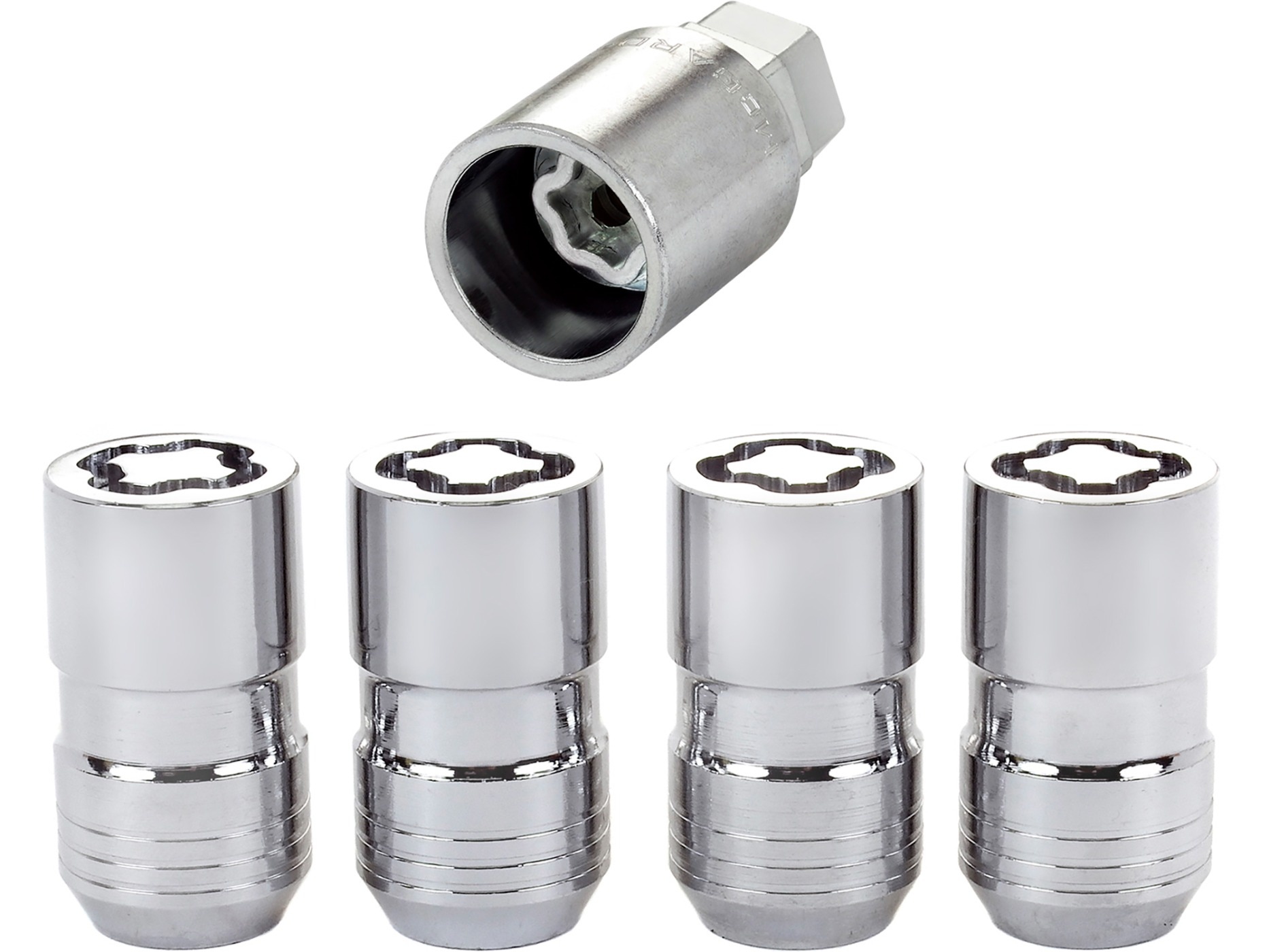 648150 2020-2024 C8 Corvette McGard Chrome Exposed wiel Lock set