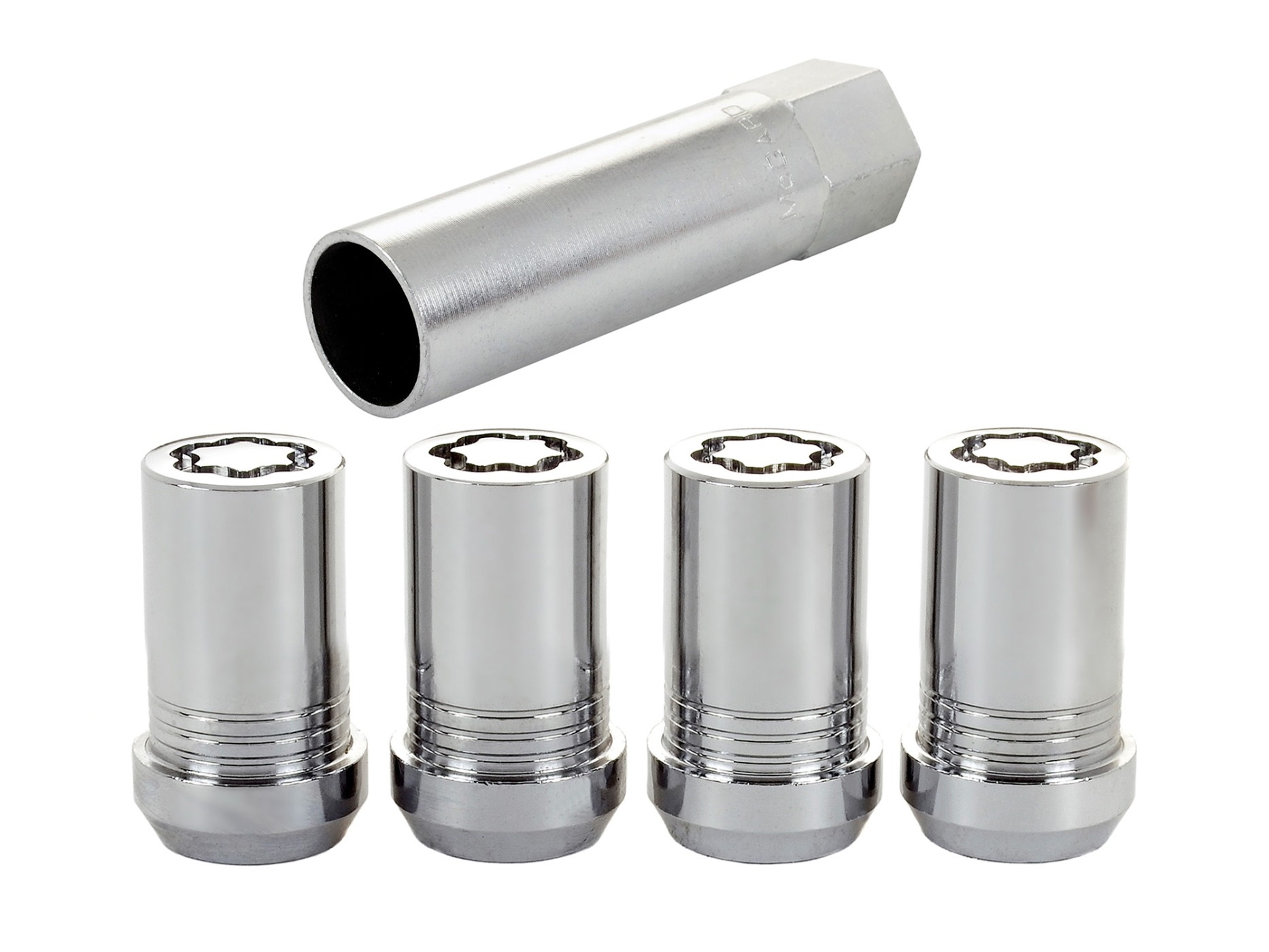648152 2020-2024 C8 Corvette McGard Chrome Alloy wiel Lock set