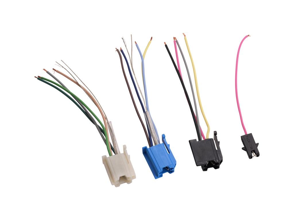 664505 1985-1989 Bose radio Power Feed en Speaker Connectors met draad