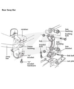 Alternative view of 582306 65-67 396/427 Stabilisatorstang achter