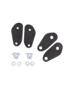 542002 63-67 Convertible Top Front Header Bow Adjustment Plates w/Hardware