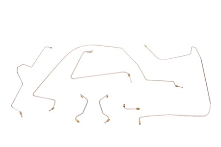 192206 63-64 Brake Line Set - STD (Stainless)