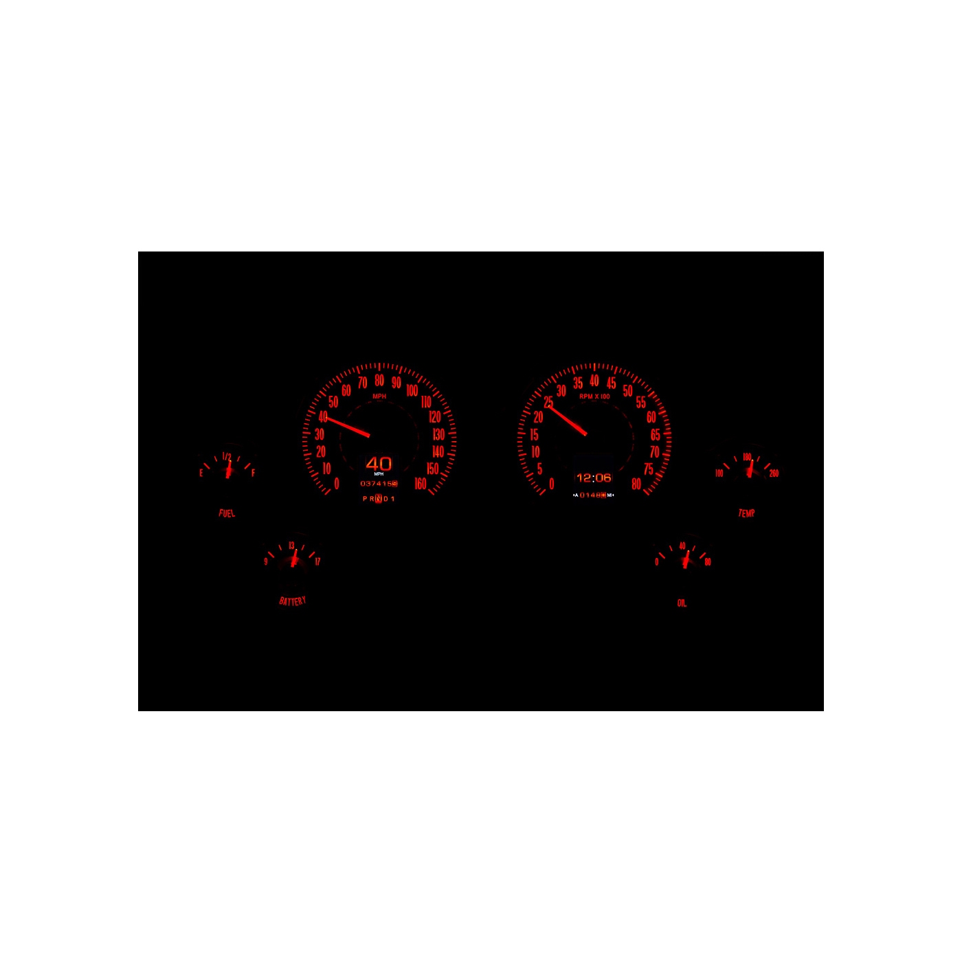 392416 63 Dakota Digital RTX-meterclusterpakket - Afbeelding 6