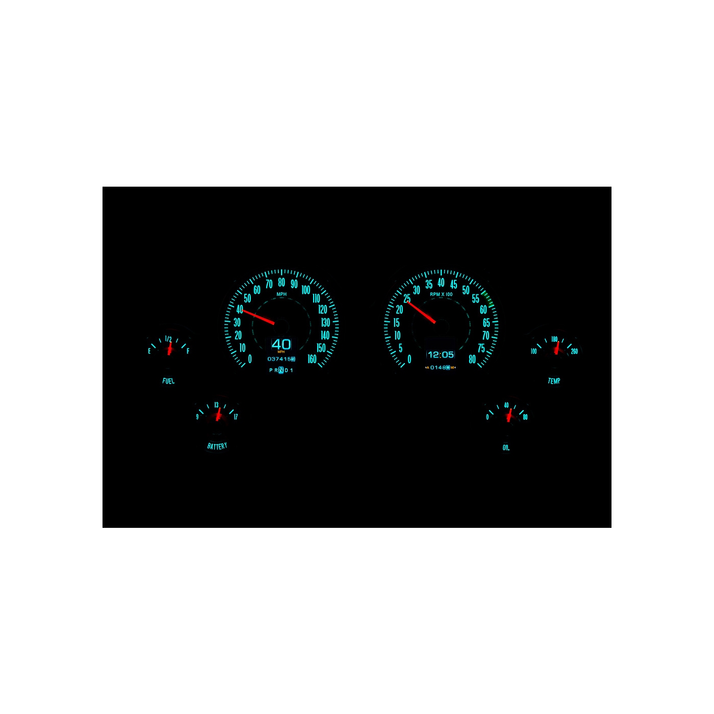 392416 63 Dakota Digital RTX-meterclusterpakket - Afbeelding 8
