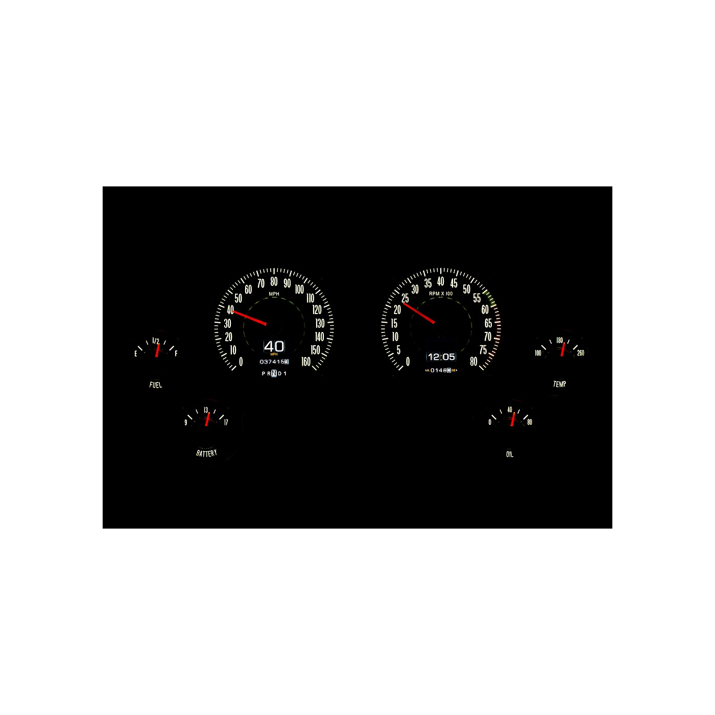 392430 64 Dakota Digital RTX-meterclusterpakket - Afbeelding 6