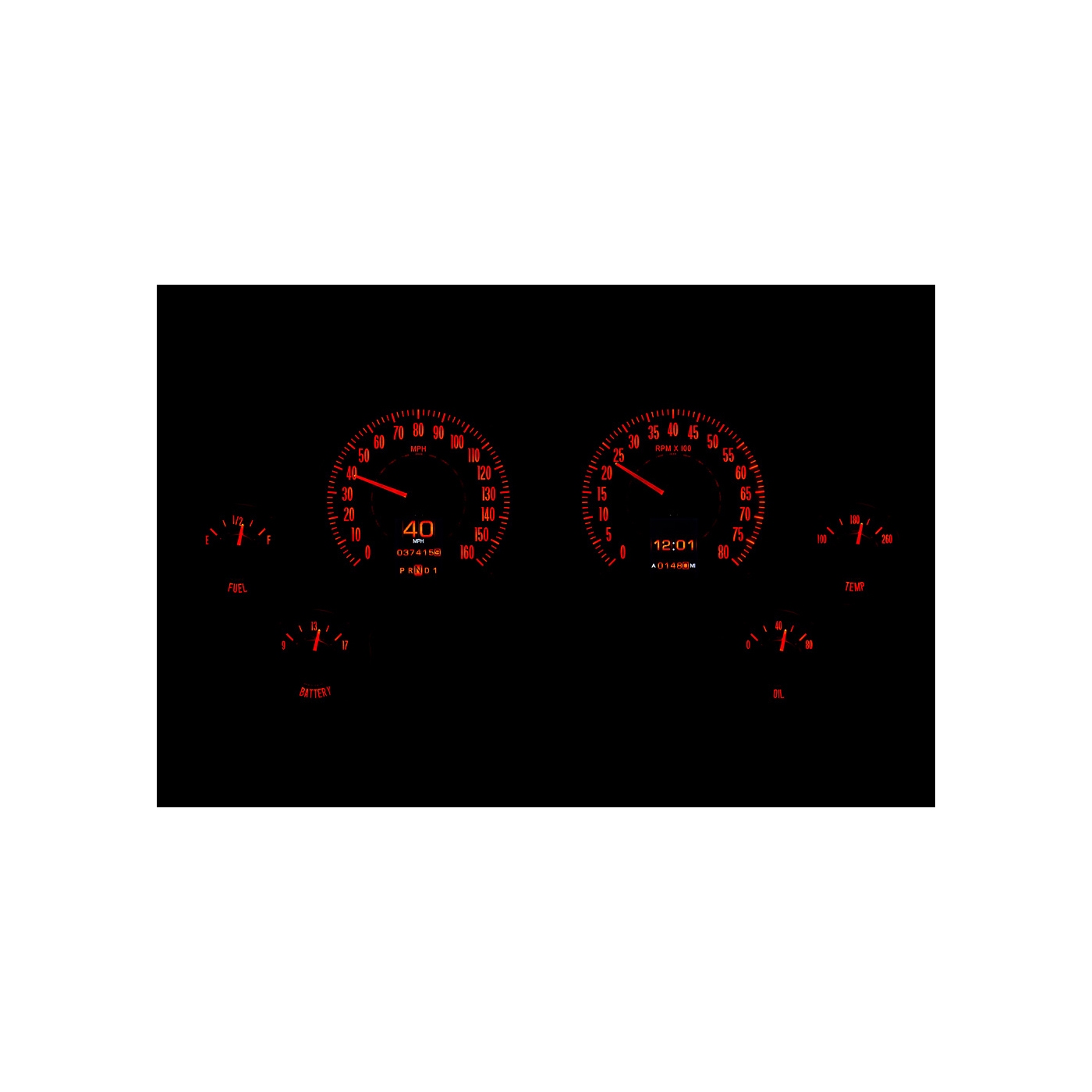 392430 64 Dakota Digital RTX-meterclusterpakket - Afbeelding 7