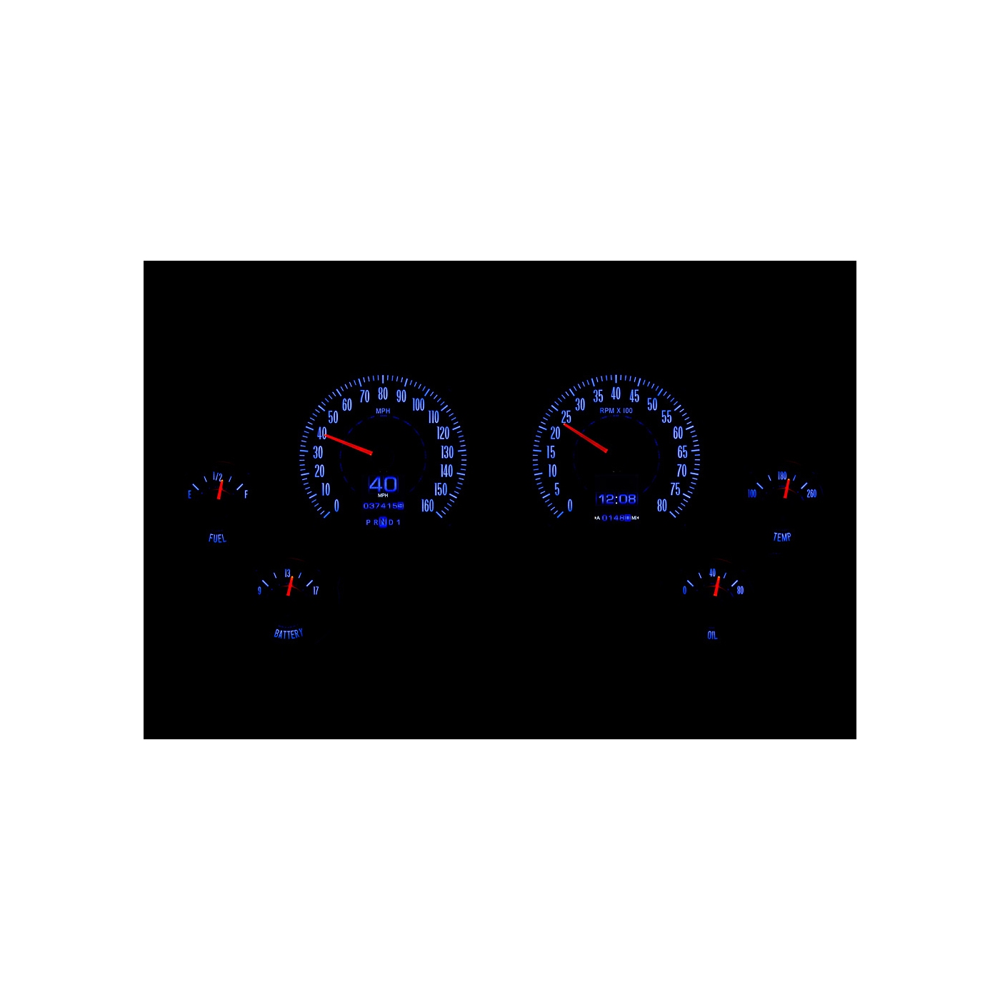392430 64 Dakota Digital RTX-meterclusterpakket - Afbeelding 8
