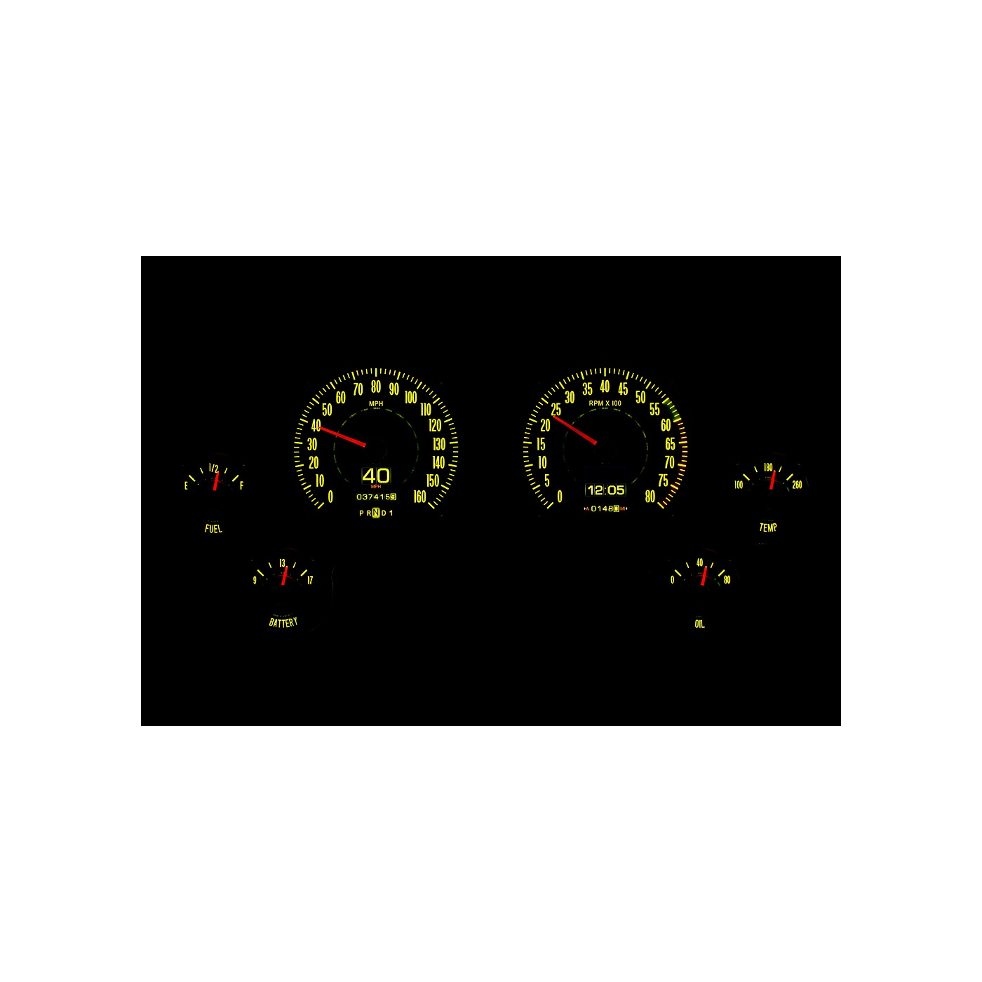 392430 64 Dakota Digital RTX-meterclusterpakket - Afbeelding 9