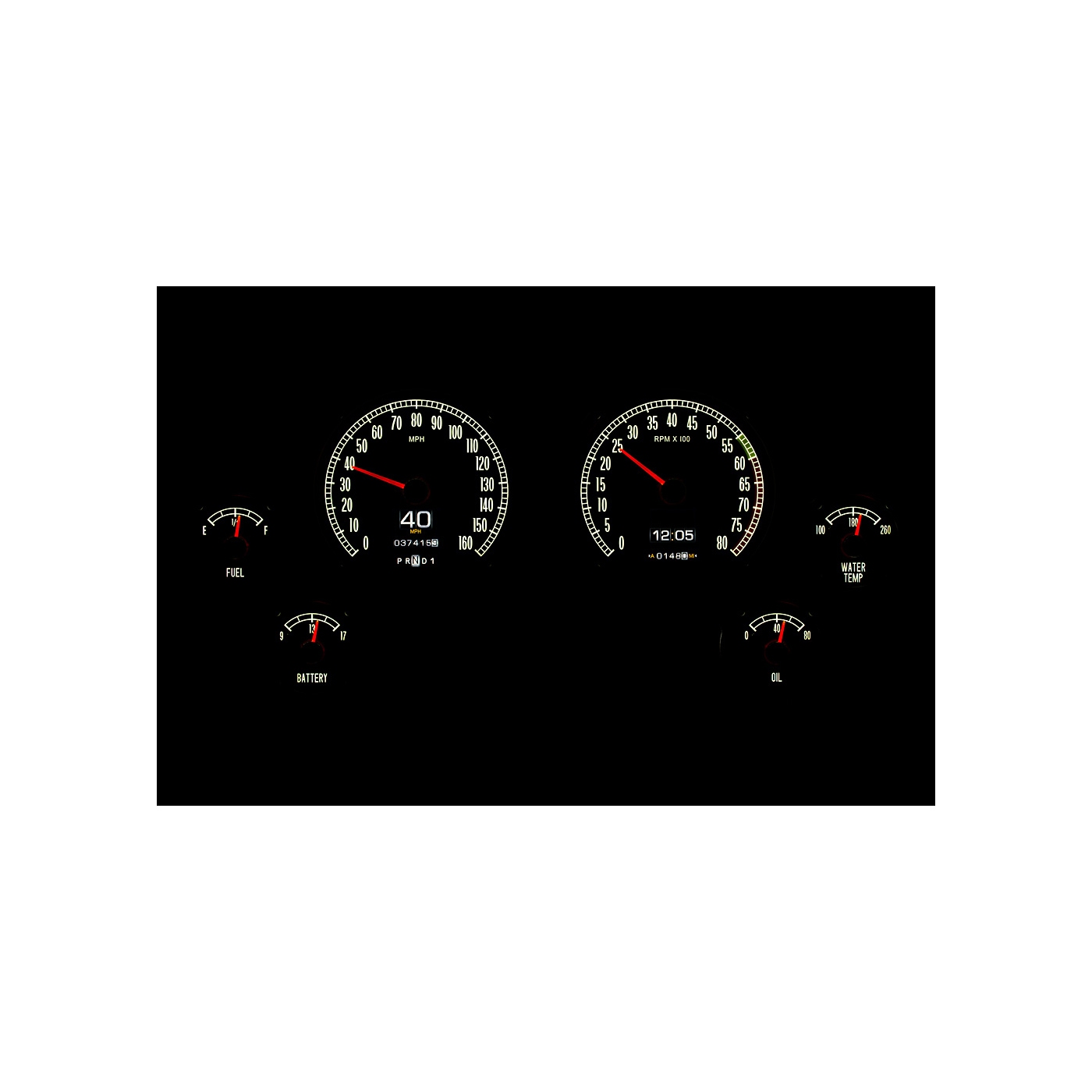 392436 65-67 Dakota Digital RTX-meterclusterpakket - Afbeelding 6