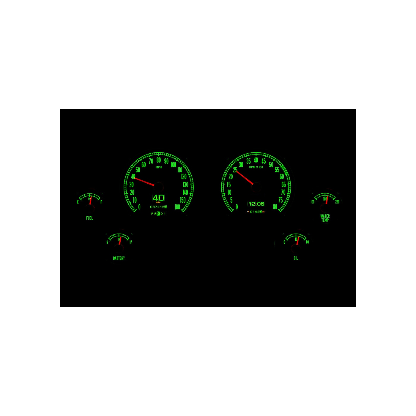 392436 65-67 Dakota Digital RTX-meterclusterpakket - Afbeelding 7