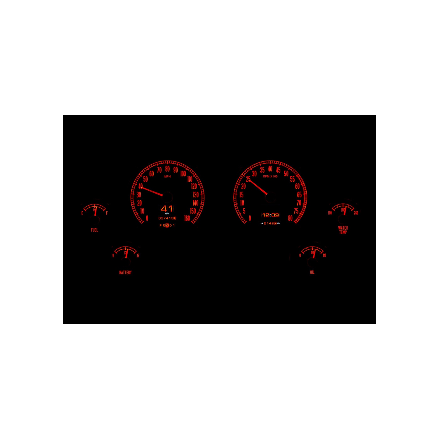 392436 65-67 Dakota Digital RTX-meterclusterpakket - Afbeelding 8