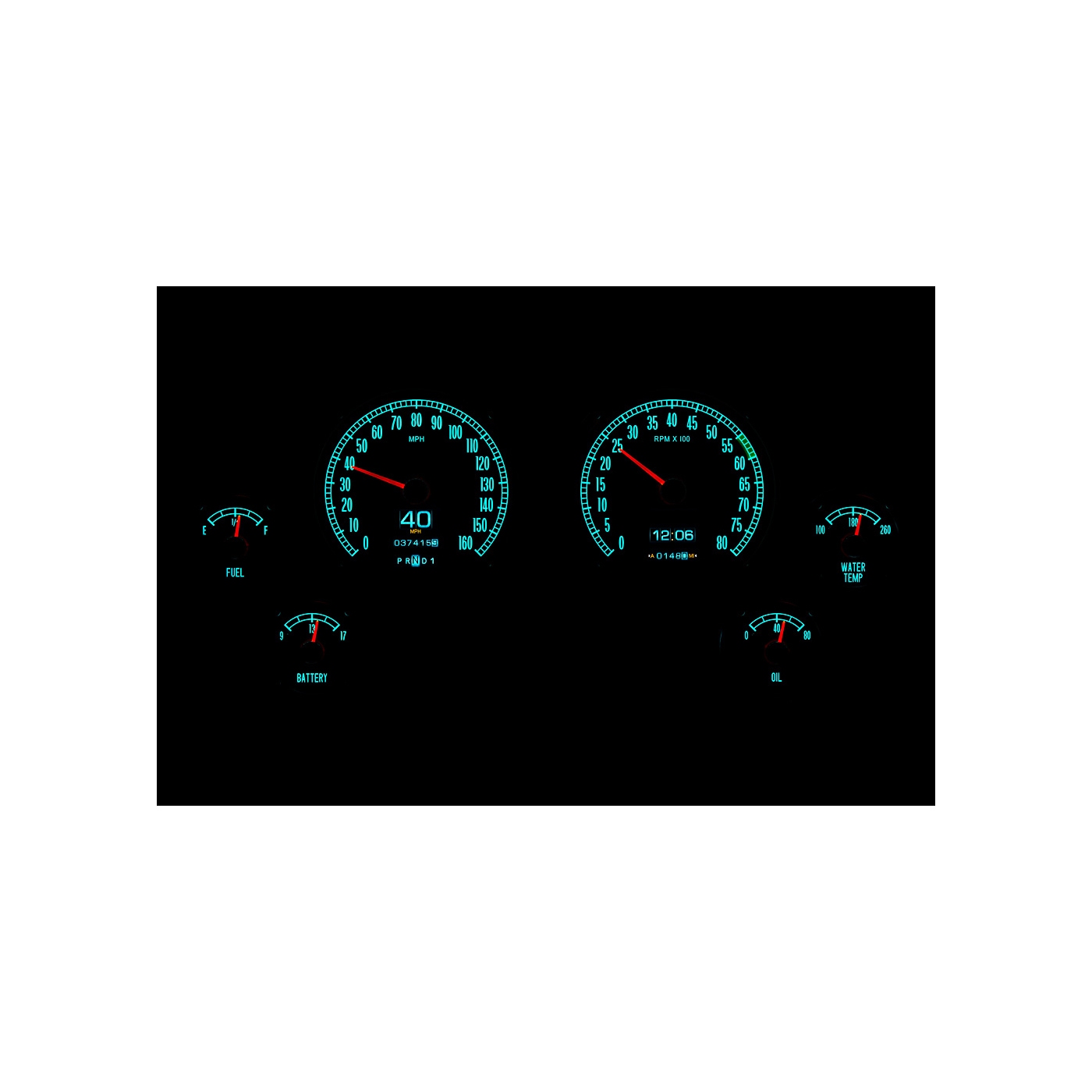 392436 65-67 Dakota Digital RTX-meterclusterpakket - Afbeelding 9