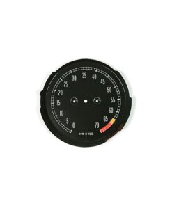 392098 65-67 6500 tpm frontplaat toerenteller