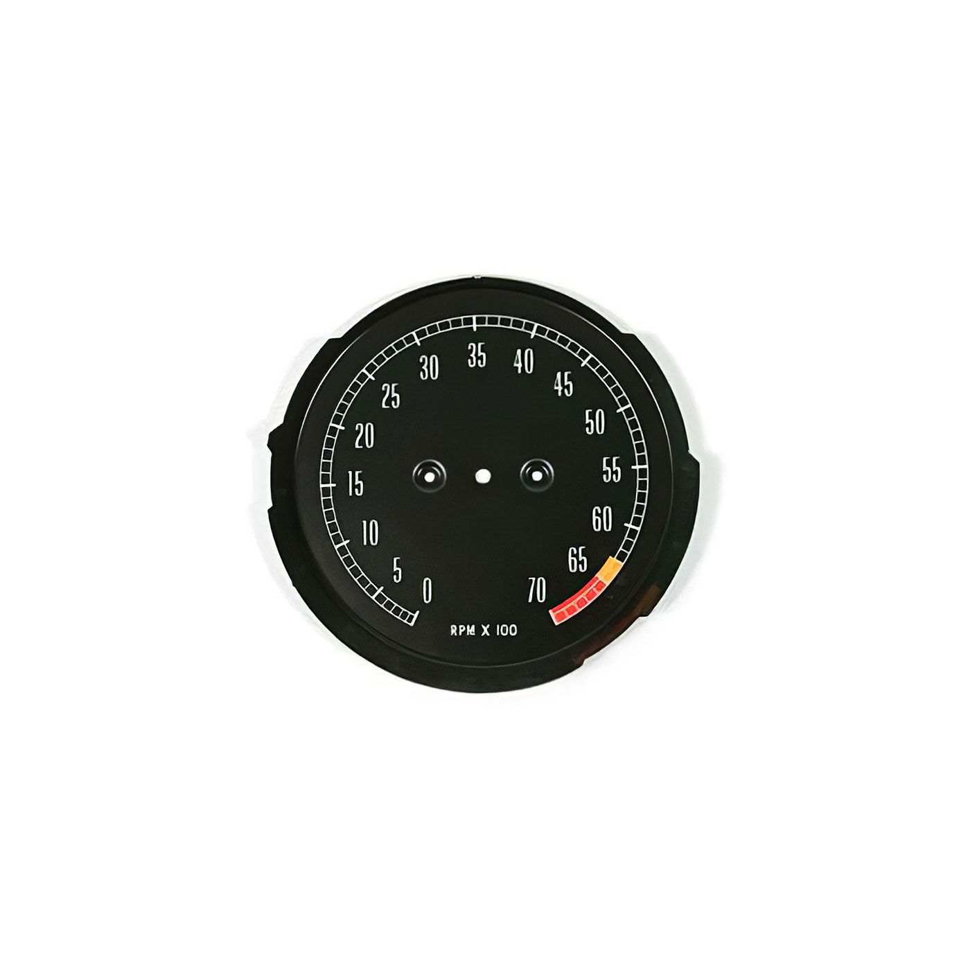 392098 65-67 6500 tpm frontplaat toerenteller