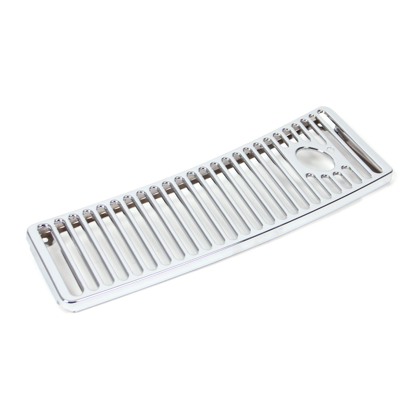 652048L 63-67 Windshield Wiper Vent Grill (Chrome) - links