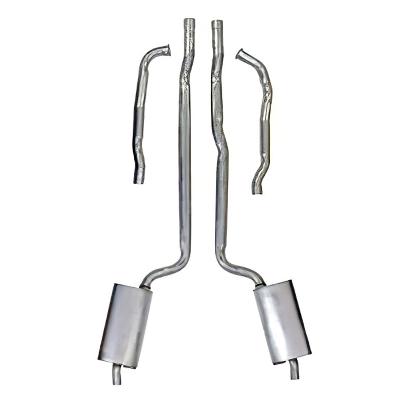 322633 63 327 Hiperf of handmatig 2 1/2 inch gelast uitlaatsysteem