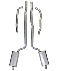 322644 66-67 427 Auto 2 1/2 inch gelast uitlaatsysteem